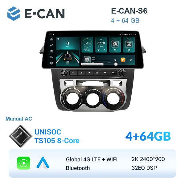 E-CAN-S6 4GB + 64GB