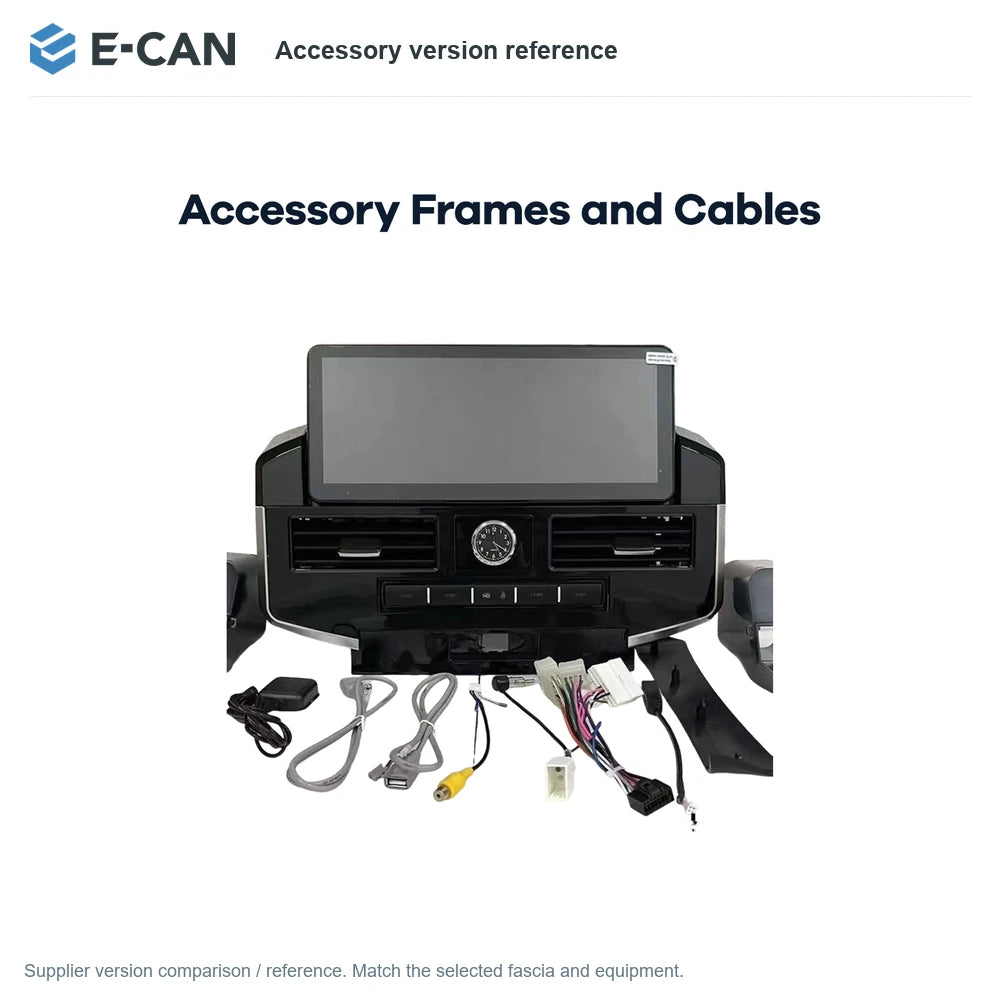 E-CAN Accessory version reference for Toyota Land Cruiser Base 2007–2022