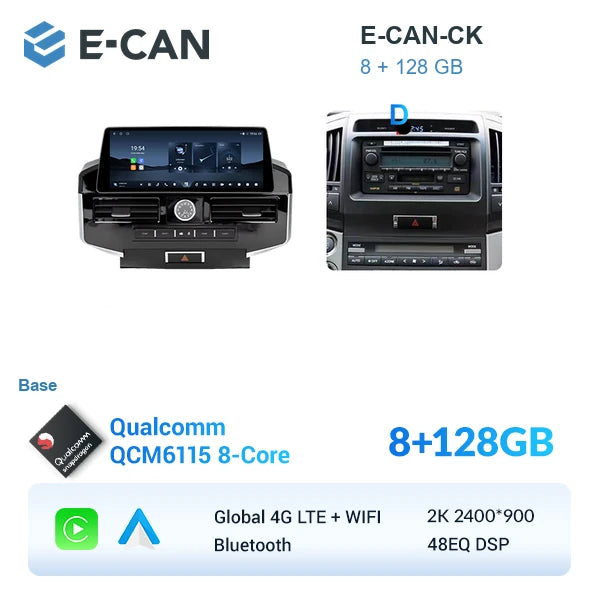 E-CAN-CK 8GB + 128GB
