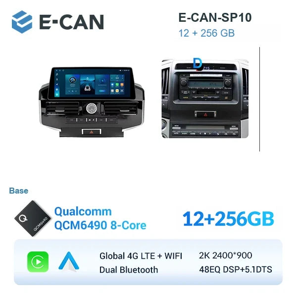 E-CAN-SP10 12GB + 256GB