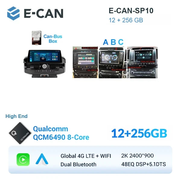 E-CAN-SP10 12GB + 256GB