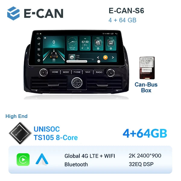 E-CAN-S6 4GB + 64GB