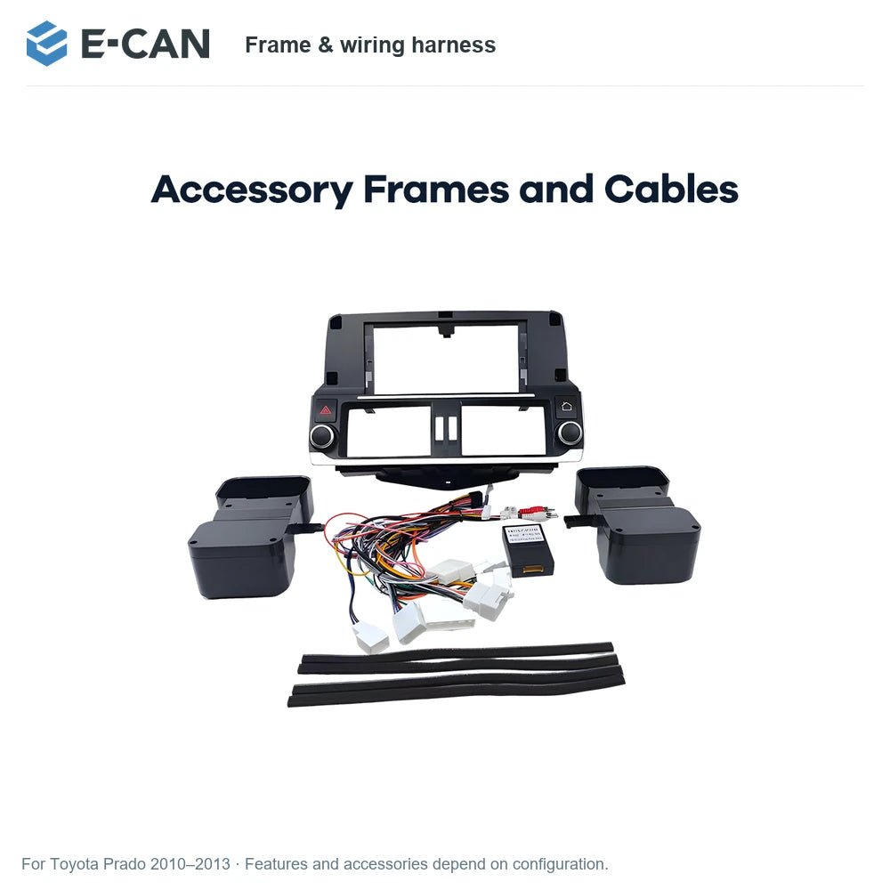 E-CAN Frame & wiring harness for Toyota Prado 2010–2013