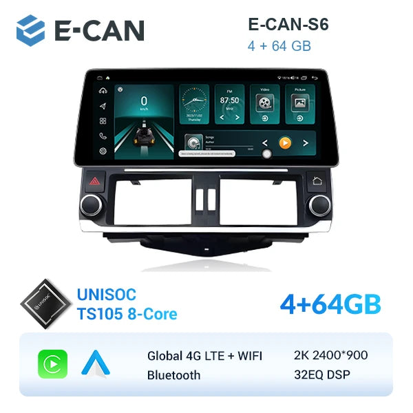 E-CAN-S6 4GB + 64GB