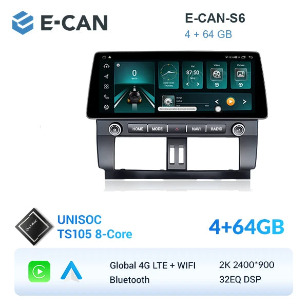 E-CAN-S6 4GB + 64GB