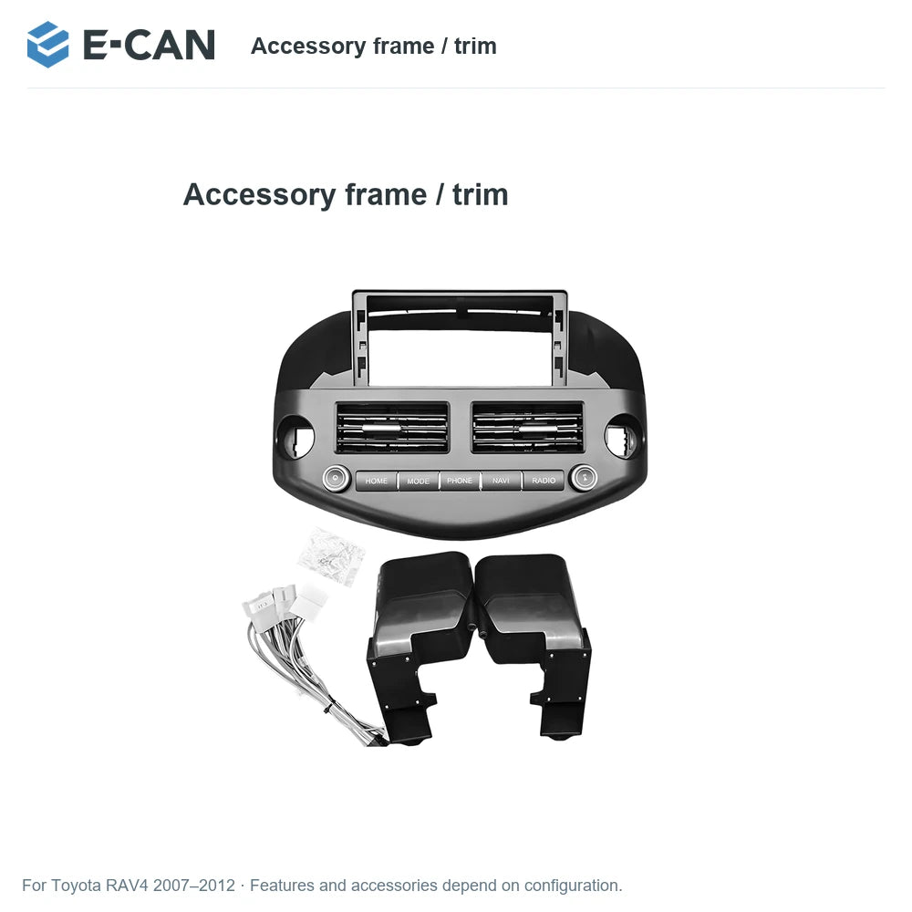 E-CAN Accessory frame / trim for Toyota RAV4 2007–2012