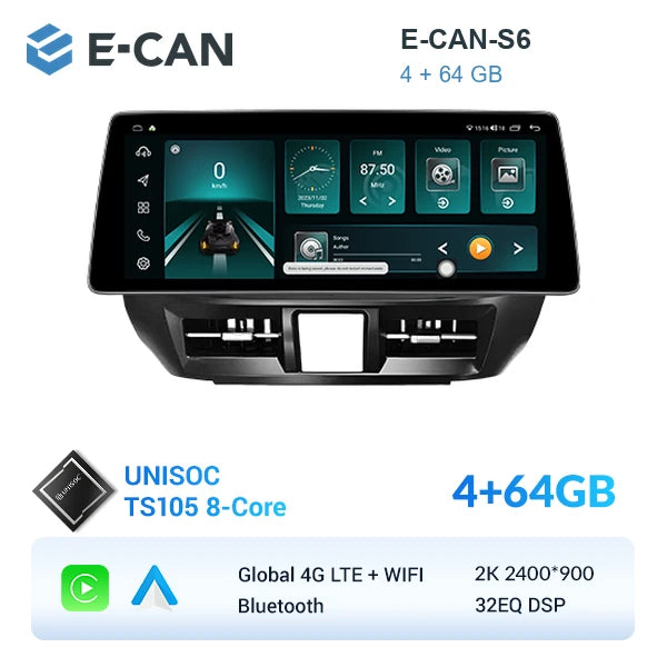 E-CAN-S6 4GB + 64GB