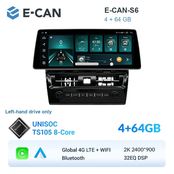 E-CAN-S6 4GB + 64GB