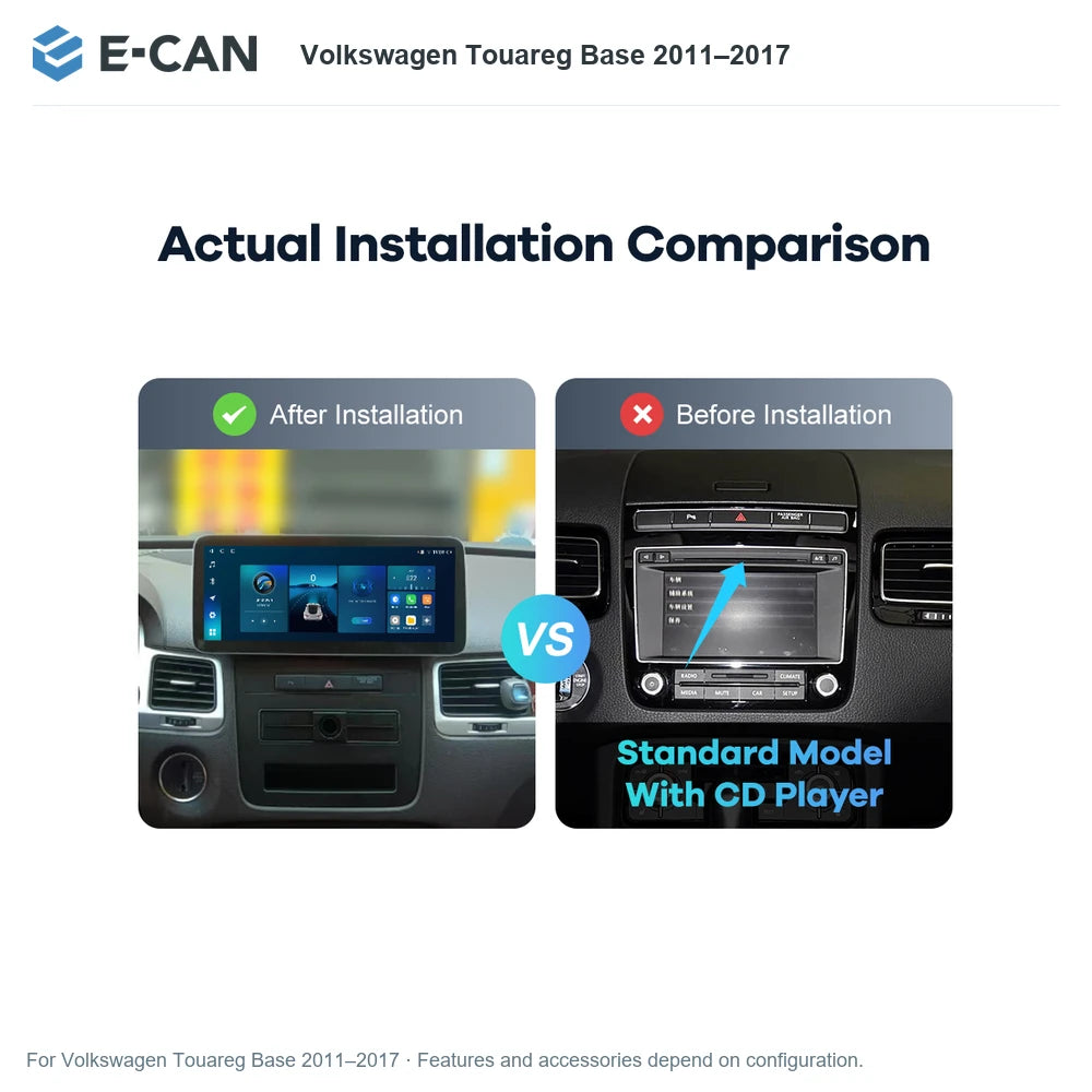 E-CAN Volkswagen Touareg Base 2011–2017 for Volkswagen Touareg Base 2011–2017