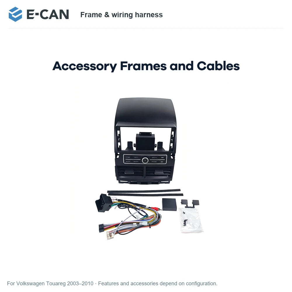 E-CAN Frame & wiring harness for Volkswagen Touareg 2003–2010
