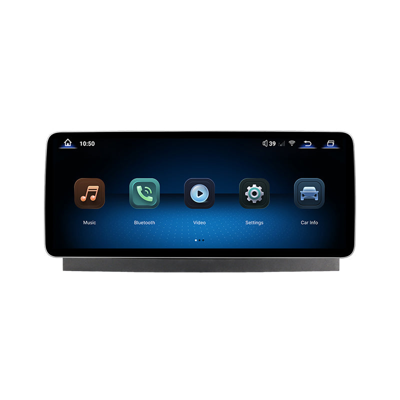 Pantalla multimedia táctil Linux con CarPlay/Android Auto inalámbrico para Mercedes-Benz Clase C W204 2008-2010 | EC-L1