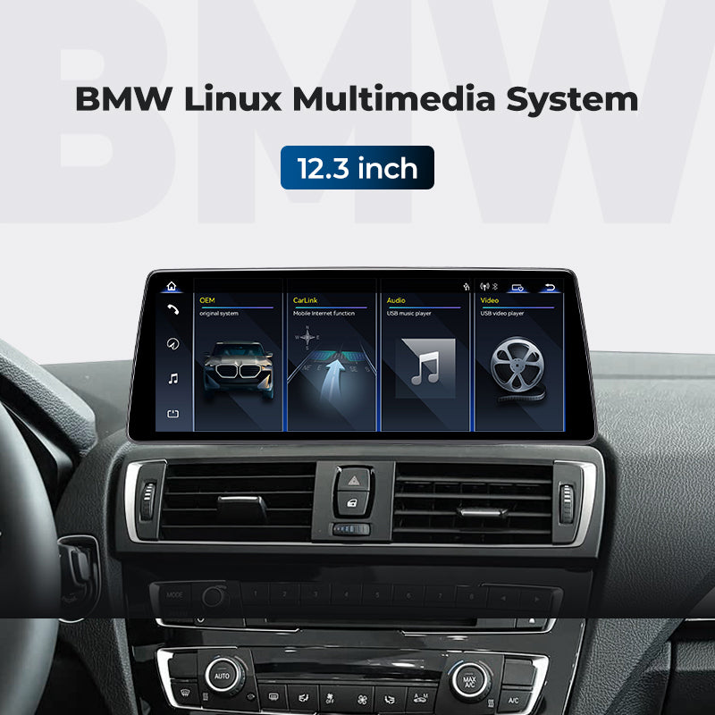 Для BMW 2 серии Active Tourer F45 2014-2020 Linux экран Apple CarPlay 10.25" 12.3" мультимедийный проигрыватель | EC-L1