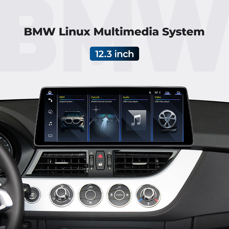 Car Head Unit 2009-2016 BMW Z4 E89 Linux Screen 10.25″ 12.3" Apple CarPlay Navigation | EC-L1
