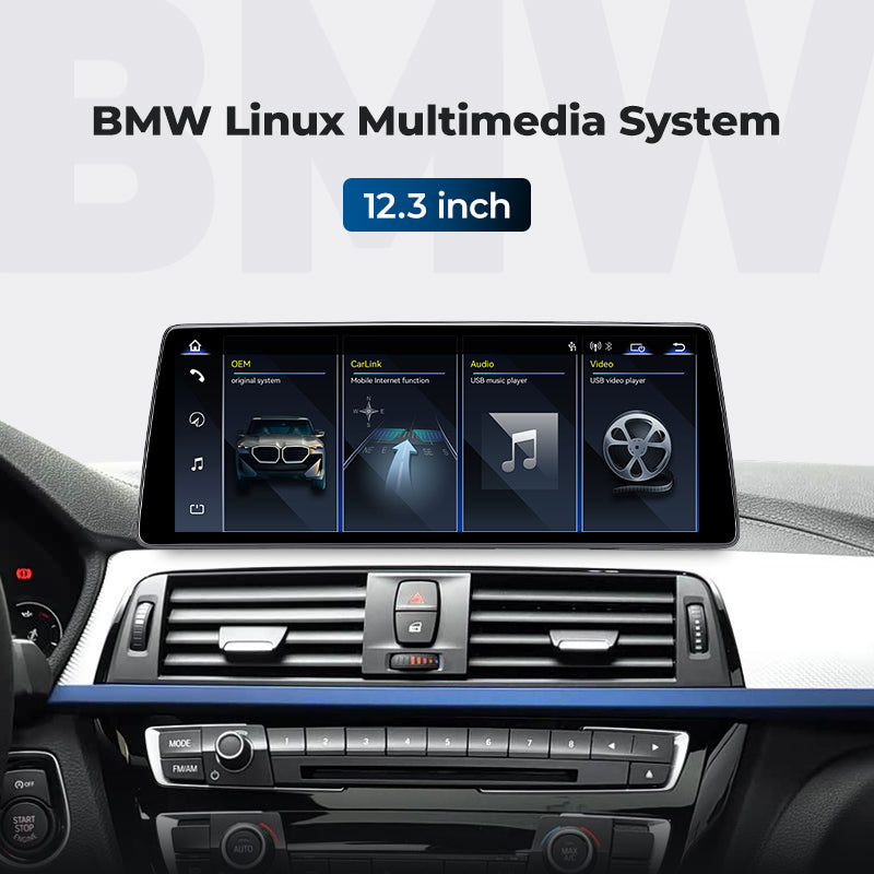 Multimedia Player 2013-2019 BMW 3/4 Series F30 F31 F32 F33 F34 F35 F36 F40 10.25" 12.3" Linux Screen | EC-L1