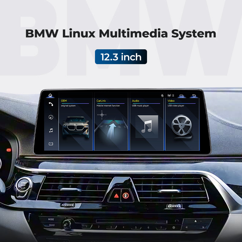 For BMW 6 Series F06 F12 2011-2018 Linux Screen Apple CarPlay 10.25" 12.3" Multimedia Player | EC-L1
