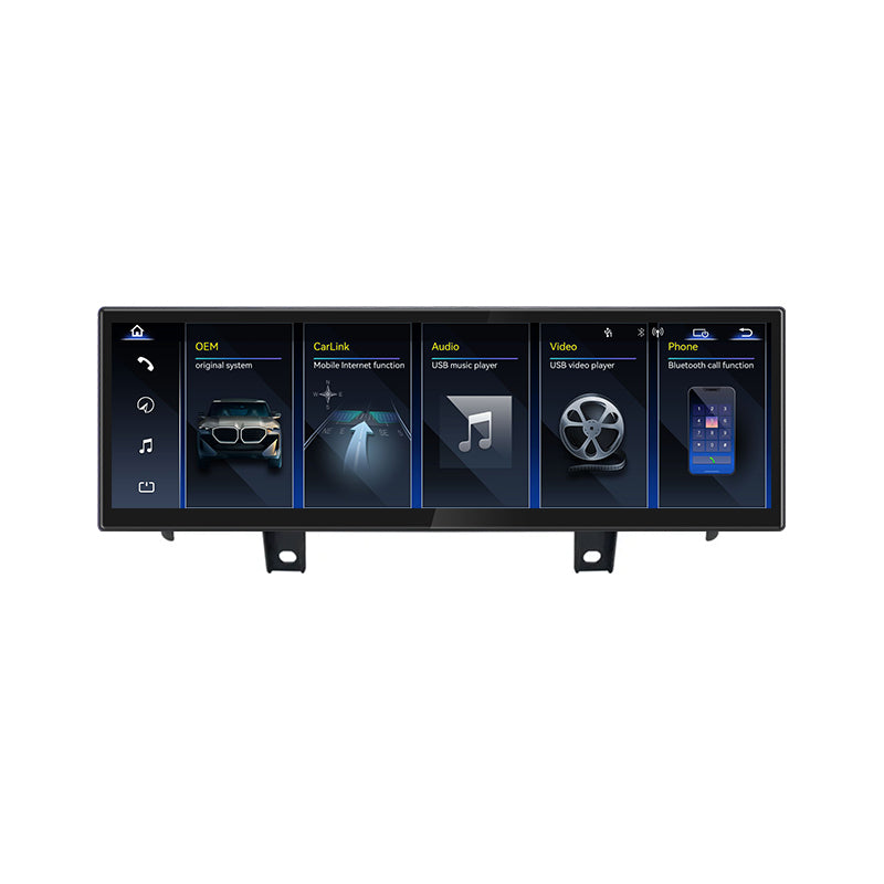 Car Head Unit 2013-2019 BMW X5 X6 F15 F16 Linux Screen 14.9" Apple CarPlay Navigation | EC-L1