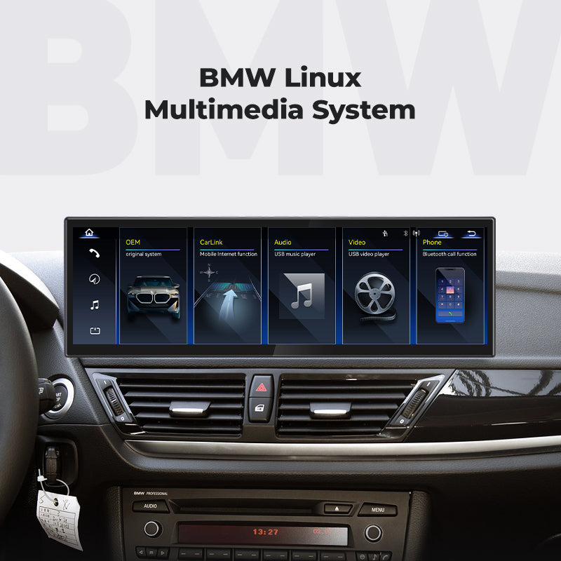 Head Unit 2009-2015 BMW X1 E84 Linux Screen 14.9" Apple CarPlay Multimedia Player | EC-L1
