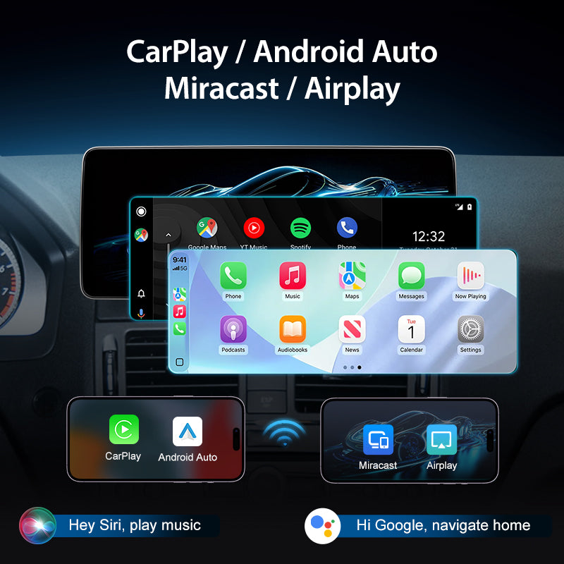 For Mercedes Benz C Class W204 2008-2010 Wireless CarPlay/Android Auto Linux Touch Screen Multimedia | EC-L1