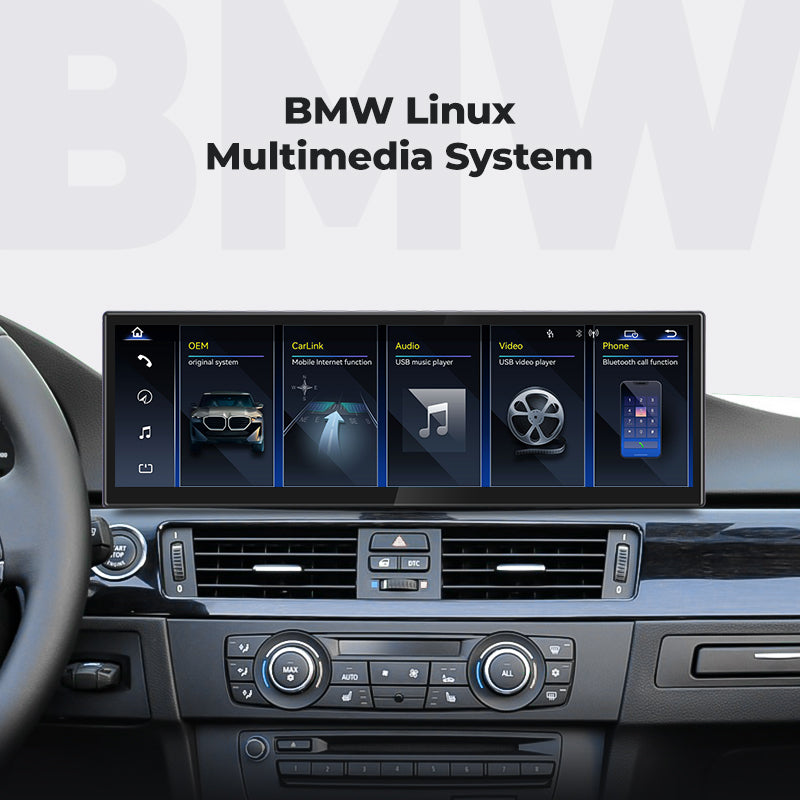14.9" Head Unit 2005-2011 BMW 3/5 Series E60 E61 E63 E92 E93 Car Multimedia Linux Screen CarPlay Navigation | EC-L1