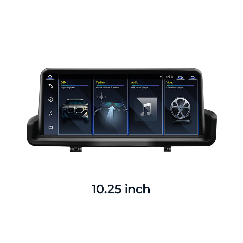 2005-2012 BMW 3 Series E90 E91 Linux Screen 10.25" 12.3" Bluetooth Car Stereo Apple CarPlay | EC-L1
