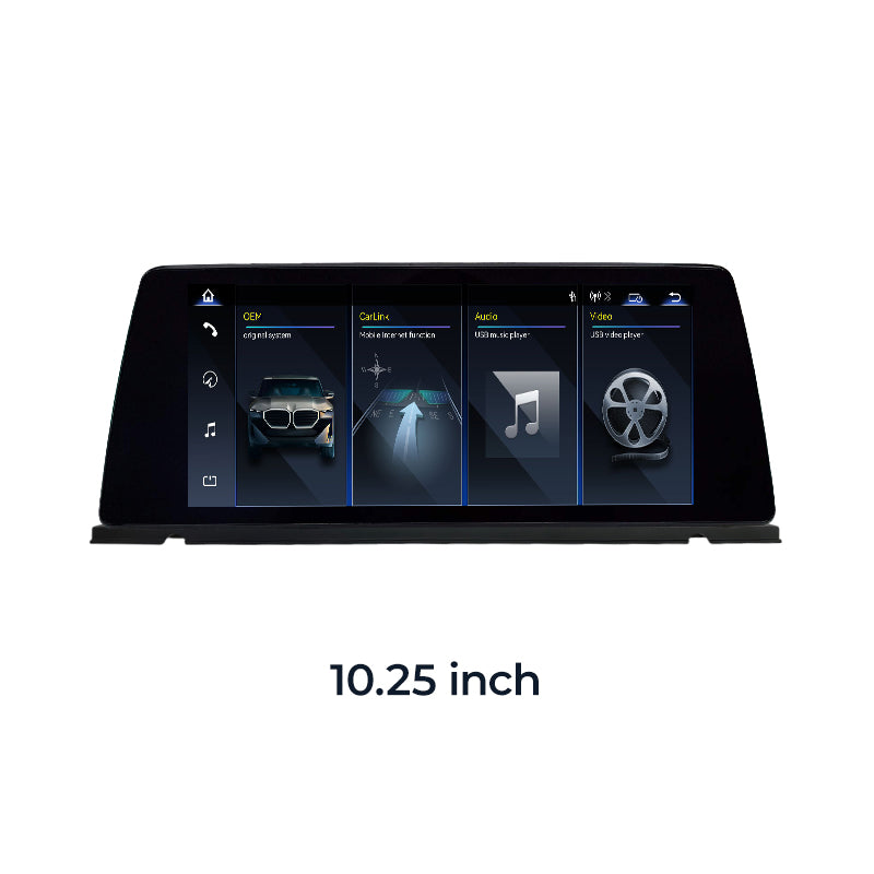 For BMW 5 Series GT F07 2009-2016 Linux Screen Apple CarPlay 10.25" 12.3" Multimedia Player | EC-L1