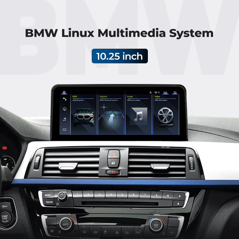 Multimedia Player 2013-2019 BMW 3/4 Series F30 F31 F32 F33 F34 F35 F36 F40 10.25" 12.3" Linux Screen | EC-L1
