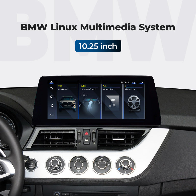 Car Head Unit 2009-2016 BMW Z4 E89 Linux Screen 10.25″ 12.3" Apple CarPlay Navigation | EC-L1