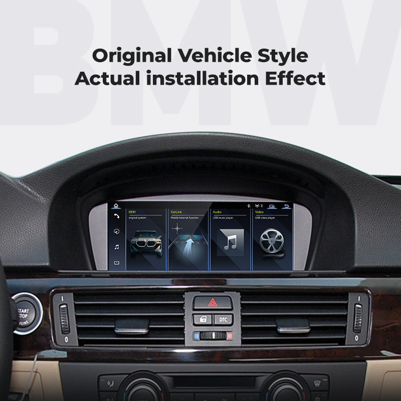 8.8" Head Unit 2005-2011 BMW 3/5 Series E60 E61 E63 E92 E93 Linux Screen Apple CarPlay Navigation | EC-L1
