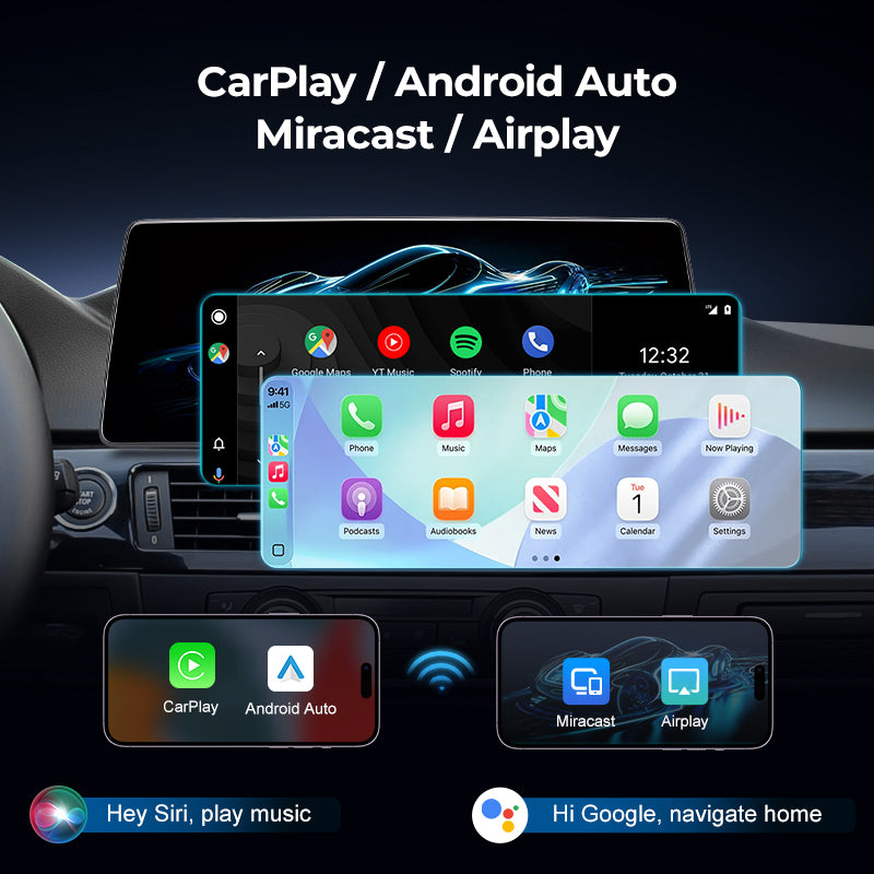 12.3" Head Unit 2005-2011 BMW 3/5 Series E60 E61 E63 E92 E93 Linux Screen Apple CarPlay Navigation | EC-L1