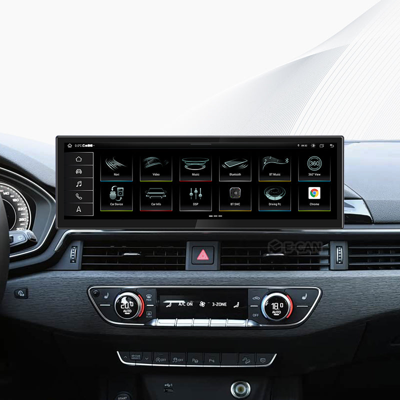 For Audi A4 RS4 B8 B9 2008-2016 14.9" Linux Car Audio Head Unit Wireless CarPlay/Android Auto Bluetooth | EC-L1