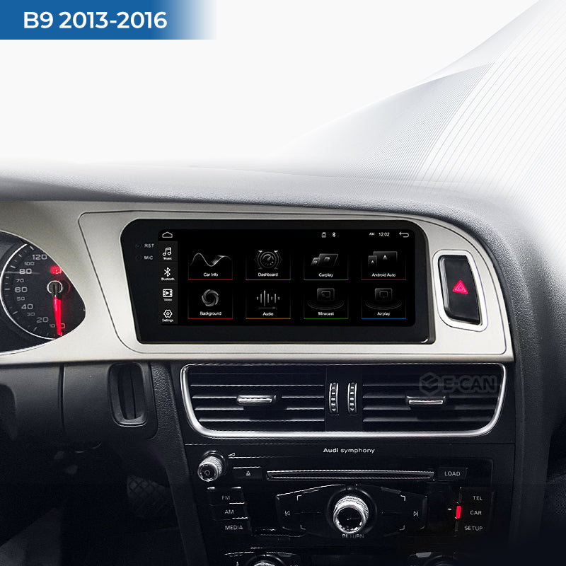 For Audi A4 RS4 B8 B9 2008-2016 8.8" Linux Car Audio Head Unit Wireless CarPlay/Android Auto Bluetooth | EC-L1