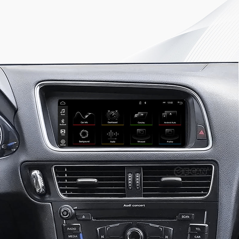 For Audi Q5 2009-2017 8.8" Linux Car Audio Head Unit Wireless CarPlay/Android Auto Bluetooth | EC-L1