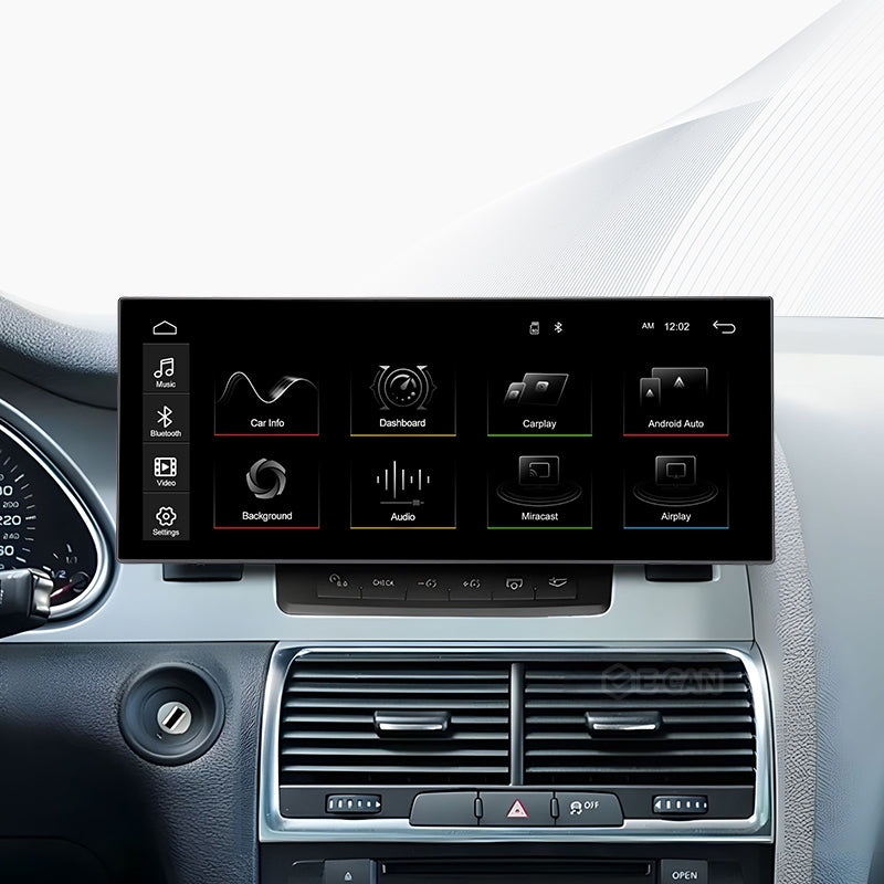 Для Audi Q7 2005-2015 12,3" головное устройство на базе Linux с поддержкой беспроводных CarPlay/Android Auto и Bluetooth | EC-L1