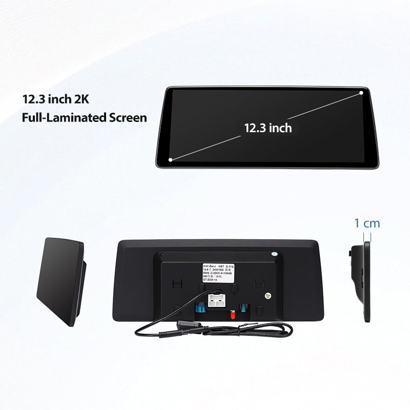 For Audi A4 RS4 B8 B9 2008-2016 12.3" Linux Car Audio Head Unit Wireless CarPlay/Android Auto Bluetooth | EC-L1