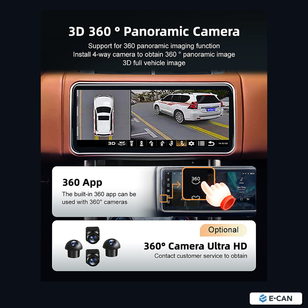 E-CAN-G10 For Range Rover Vogue L405 Sport L494 2013-2017 12.3-inch 2K in-car multimedia screen