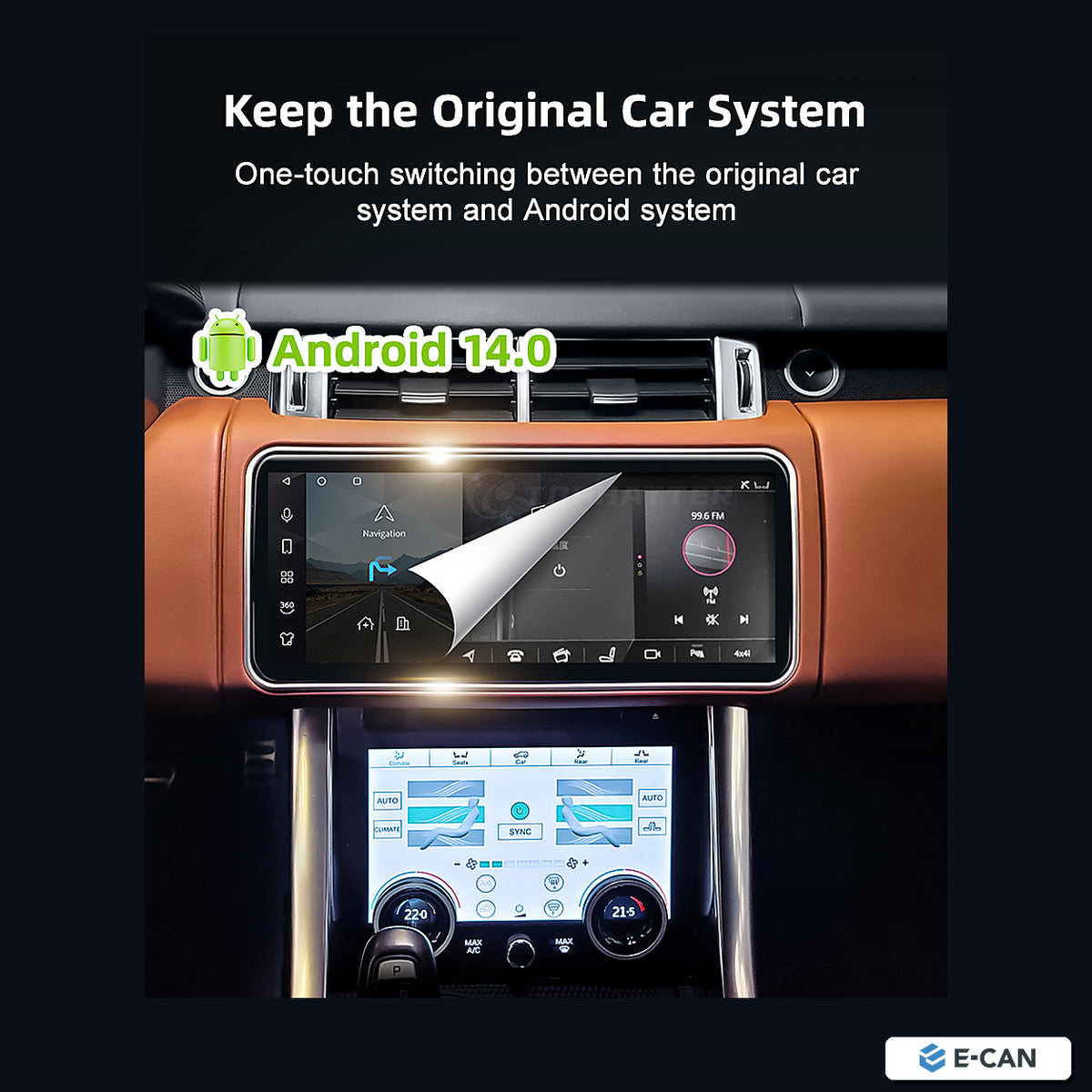 E-CAN-G10 For Range Rover Vogue L405 Sport L494 2013-2017 12.3-inch 2K in-car multimedia screen