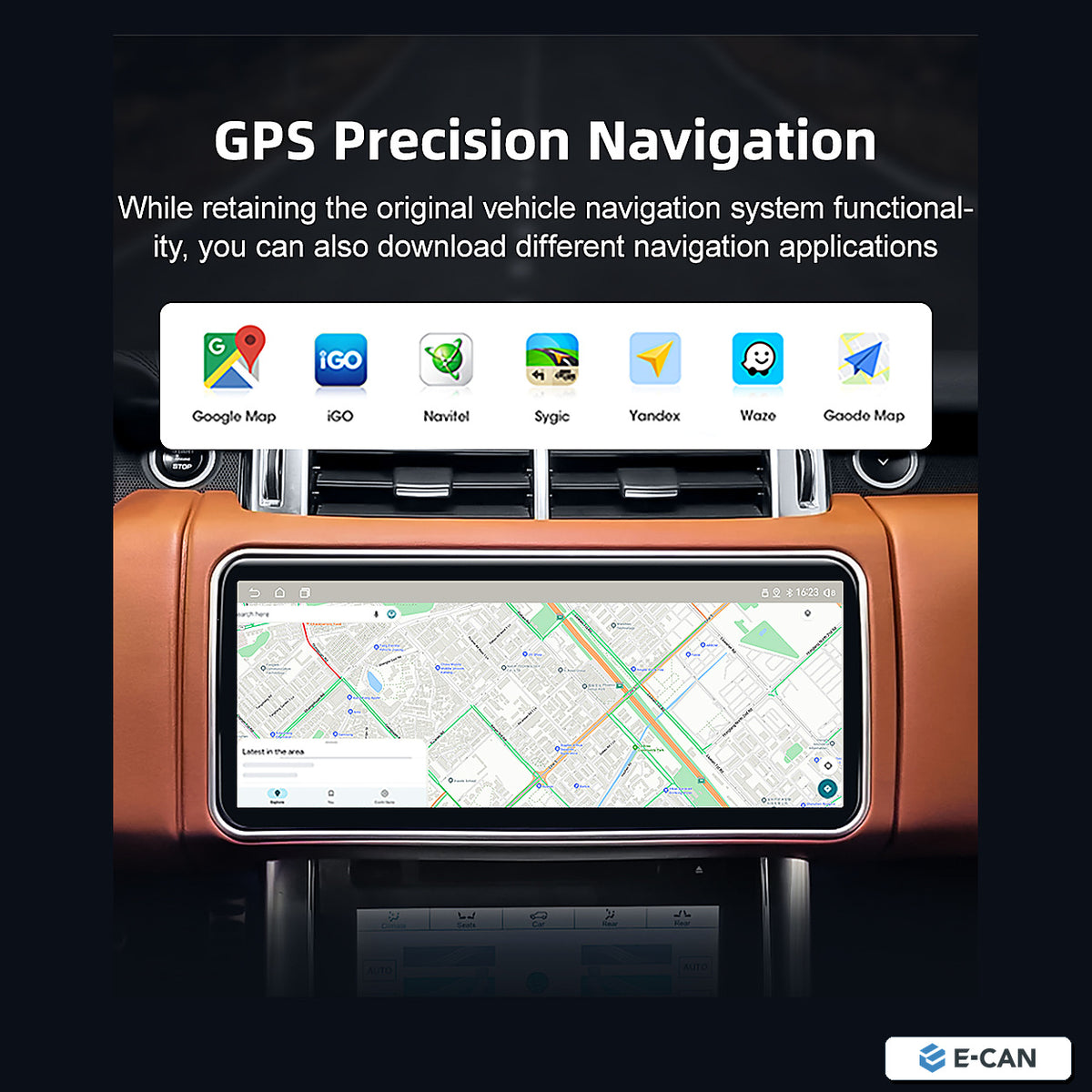E-CAN-G10 For Range Rover Vogue L405 Sport L494 2013-2017 12.3-inch 2K in-car multimedia screen