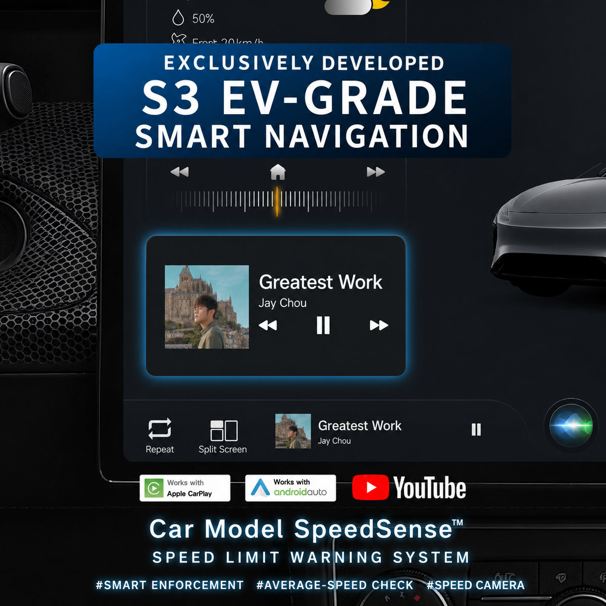 P-ONE SERIES_ Qualcomm6490 Car Infotainment System Android Multimedia System