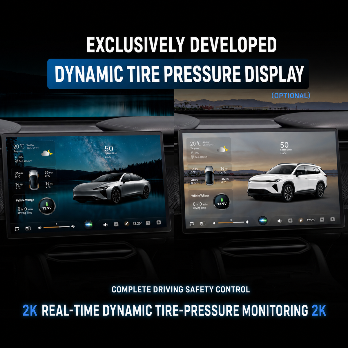 P-ONE SERIES_ Qualcomm6490 Car Infotainment System Android Multimedia System