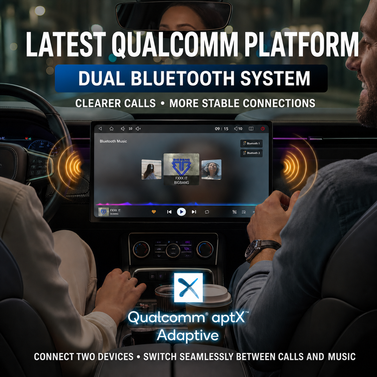P-ONE SERIES_ Qualcomm6490 Car Infotainment System Android Multimedia System