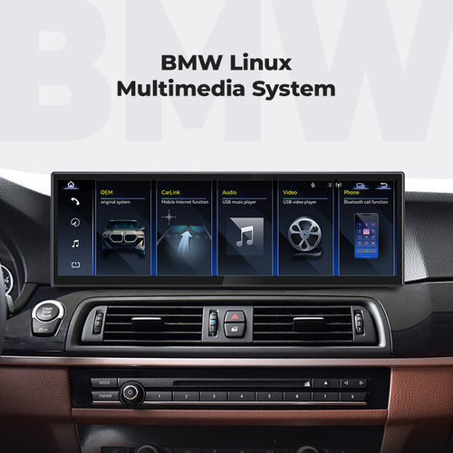 14.9" CarPlay Head Unit for BMW 5 Series F10/F11 (2010-2017) | EC-L1