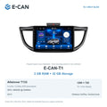 Honda CR-V RM 2012–2016 10.1-inch — 01 t1 2 32gb; installation/UI graphics are illustrative