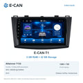Mazda3 BL 2009–2013; T1 · 2GB + 32GB configuration illustration