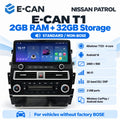 E-CAN Nissan Patrol 12.3-inch T1 2GB RAM 32GB storage, standard audio