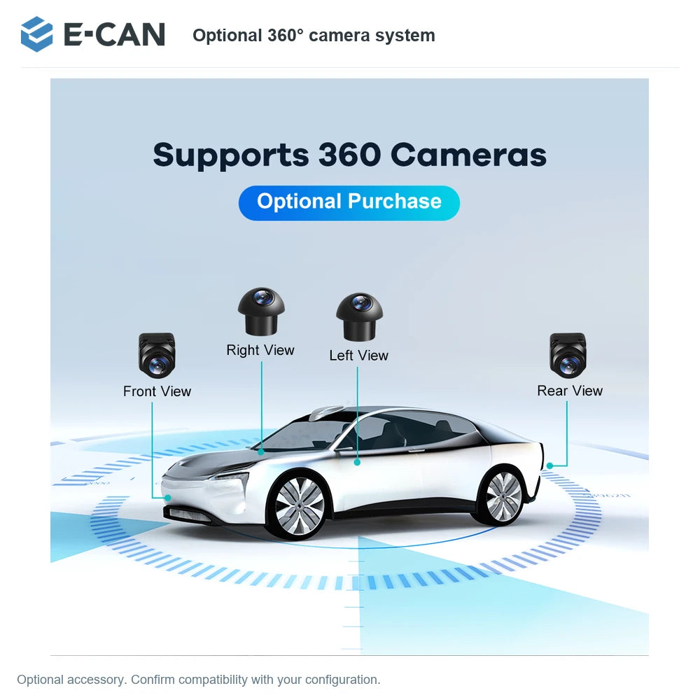 E-CAN Optional 360° camera system for Mazda 3 Axela 2010–2013
