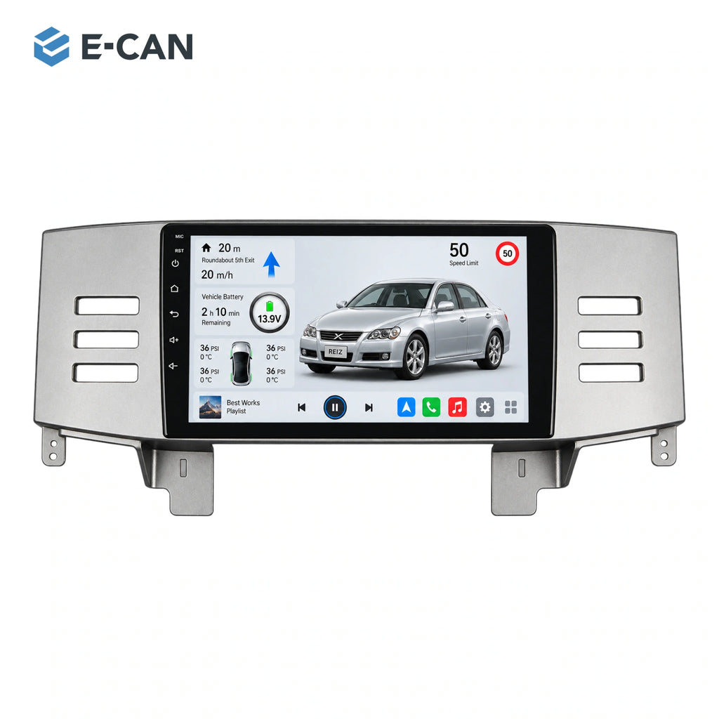 E-CAN Toyota mark-x Silver fascia · X120 · 2005–2009 hero