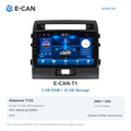 E-CAN Toyota land-cruiser 10-inch · 2008–2012 matched fascia E-CAN-T1 2GB + 32GB