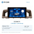 E-CAN Toyota corolla 9-inch · 2007–2012 matched fascia E-CAN-T1 2GB + 32GB