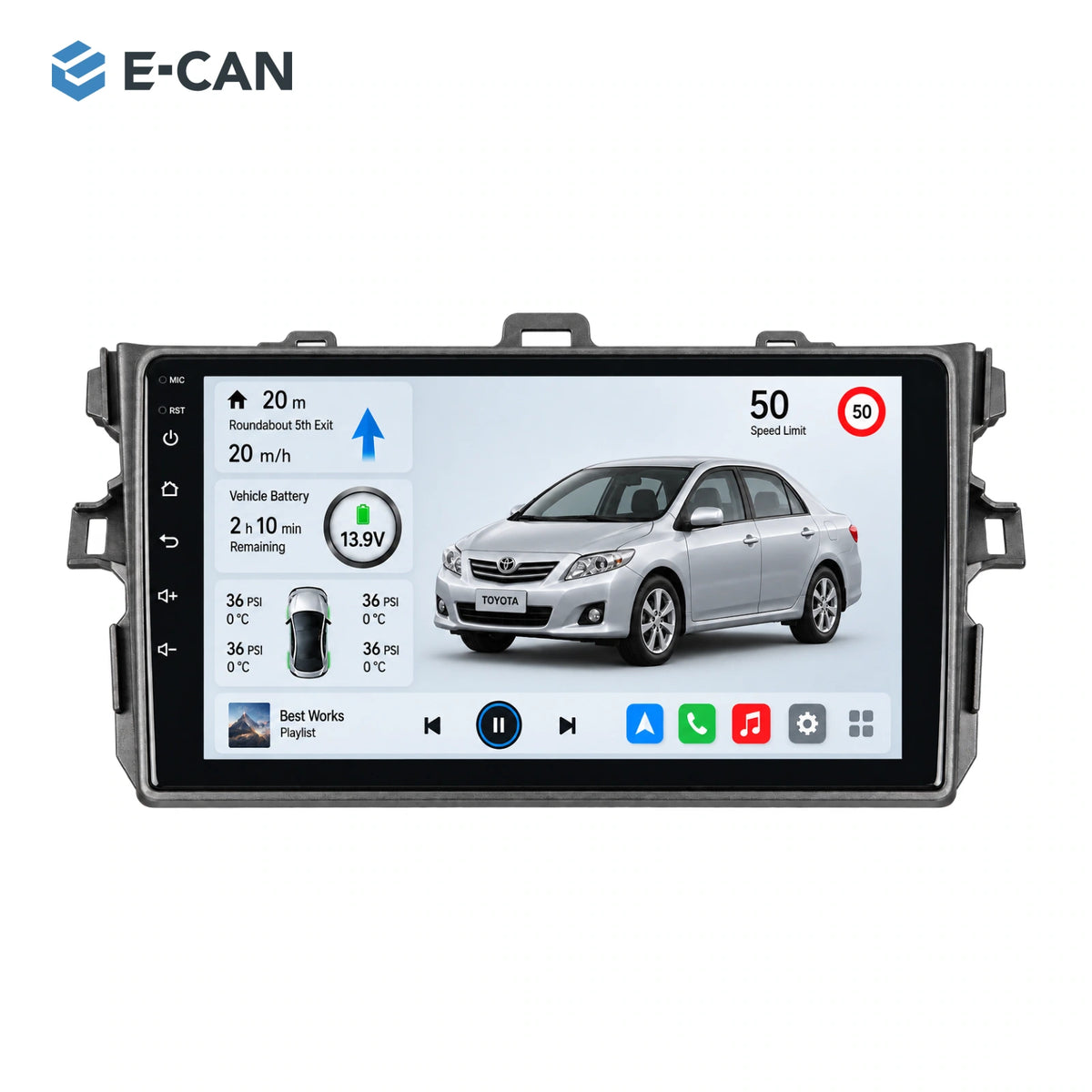 E-CAN Toyota corolla Small frame · 2007–2011 hero