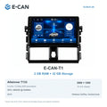 E-CAN Toyota vios Standard fascia · 2013–2016 E-CAN-T1 2GB + 32GB